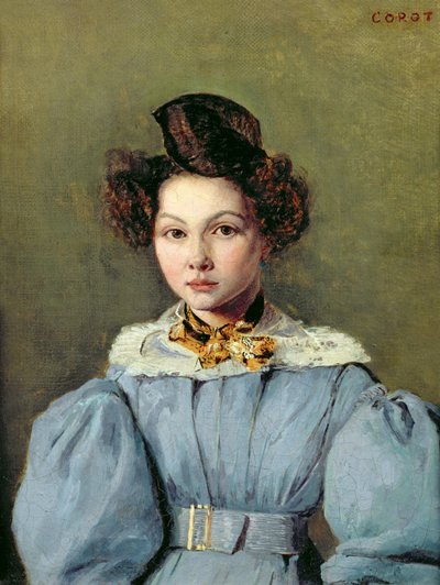 Marie Louise Sennegon, 1831 door Jean Baptiste Camille Corot